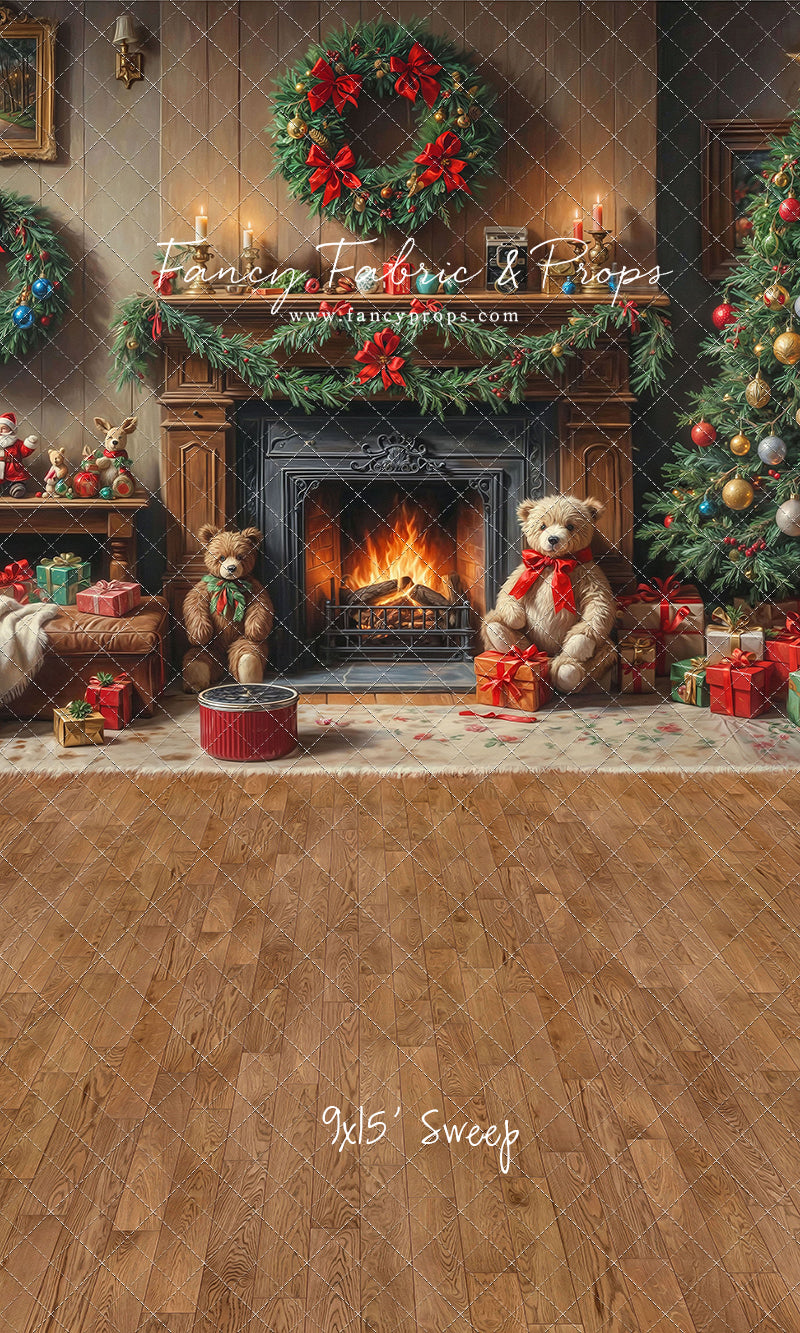 Warm Christmas Corner - With Sweep Option