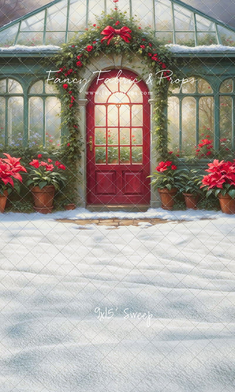 Whimsical Winter Greenhouse - With Sweep Option
