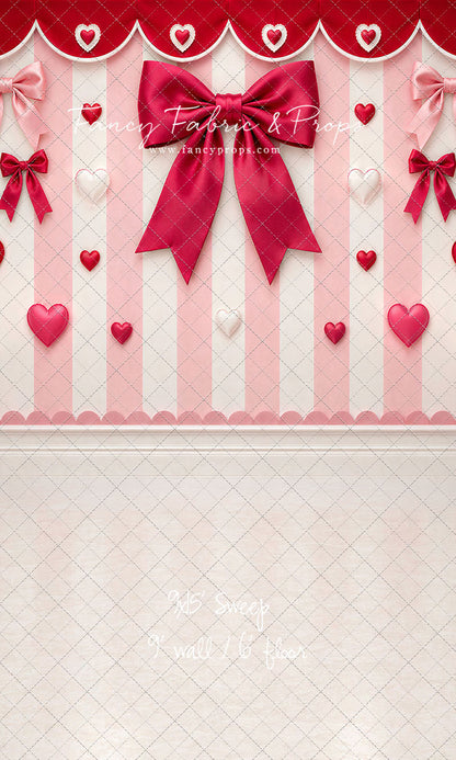 Bow Tied Valentine Wall - With Sweep Option