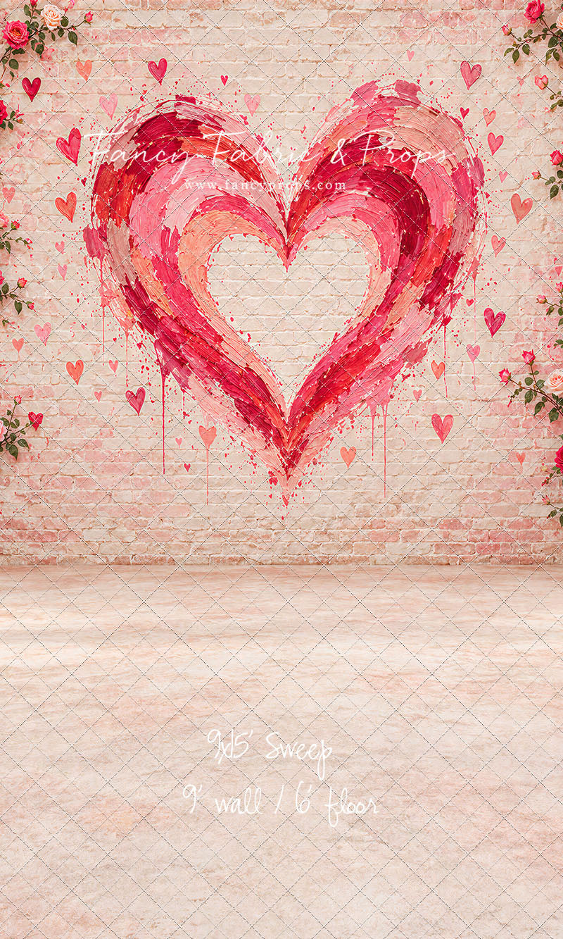 Brushstrokes of Love - With Sweep Option