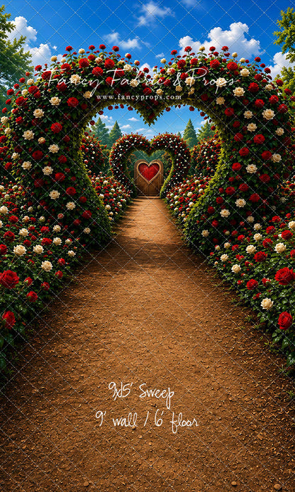 Heart Shaped Garden - With Sweep Option