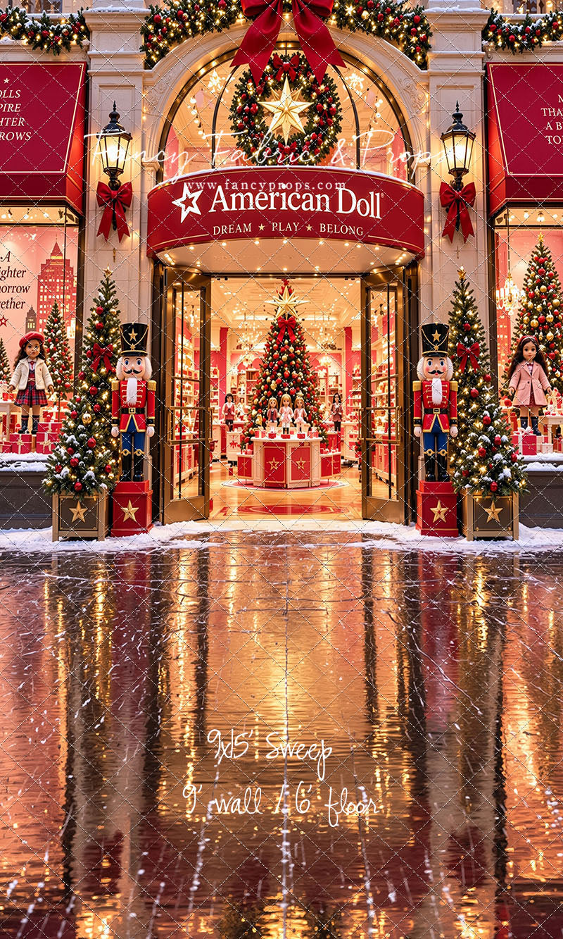 American Doll Holiday - With Sweep Option