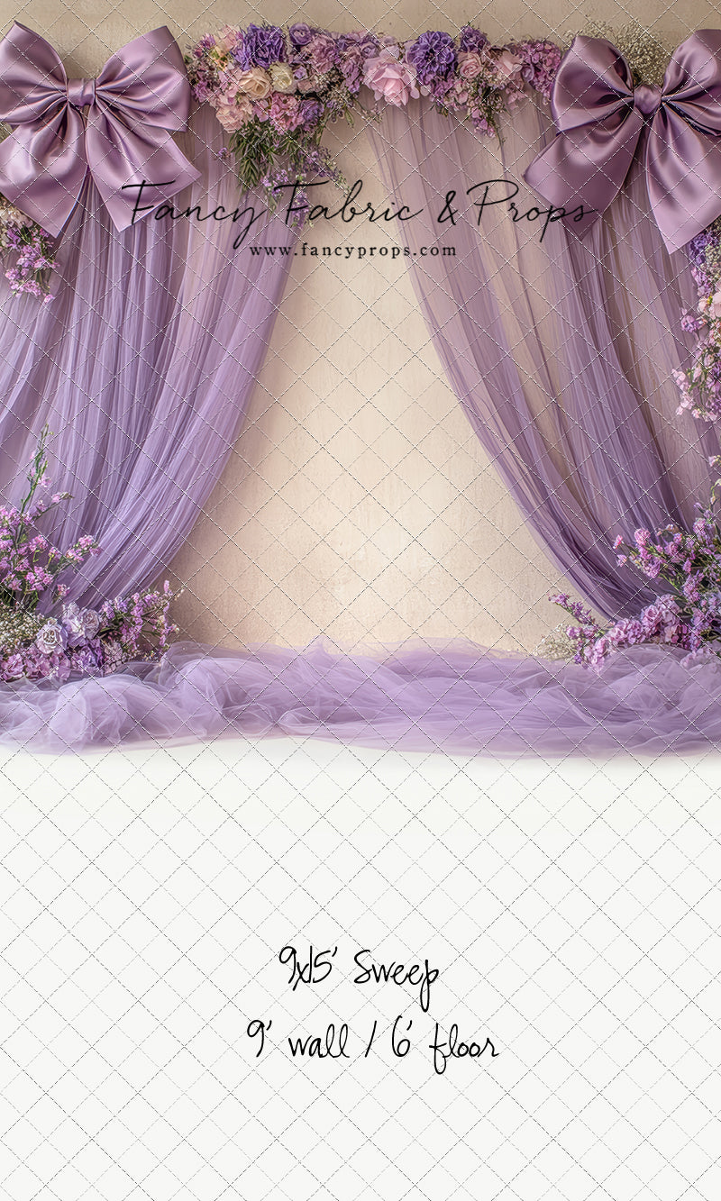 Amethyst Bow Blooms - With Sweep Option