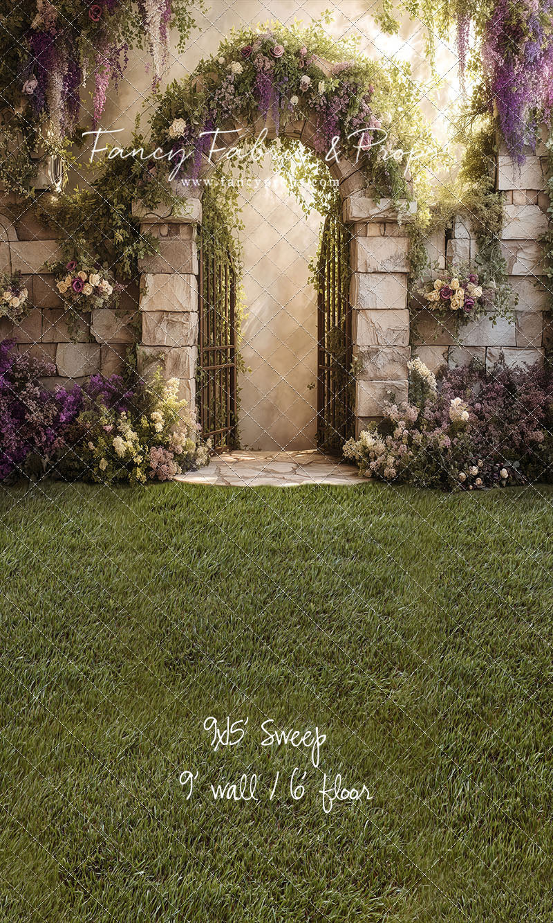 Amethyst Garden Gate - With Sweep Option
