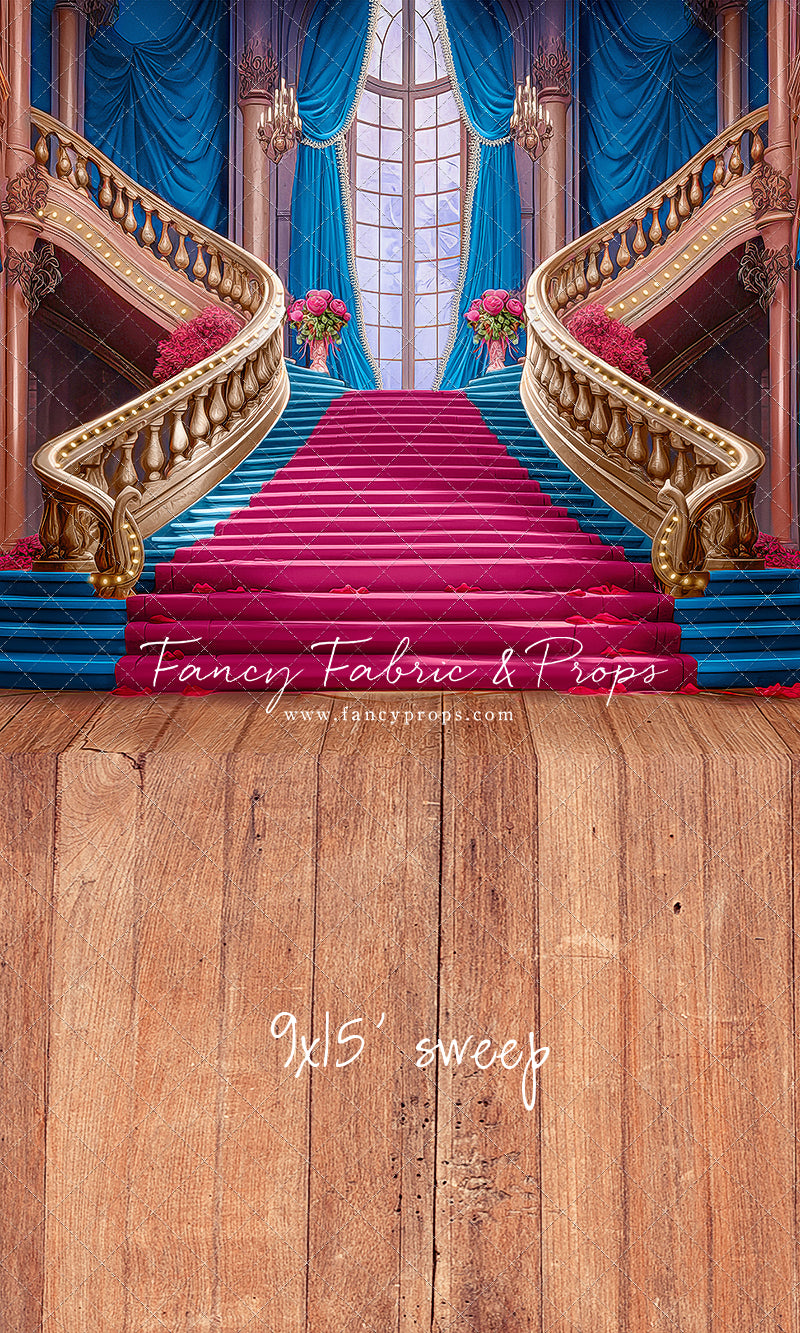 Ballroom Royal Staircase - Blue - With Sweep Option
