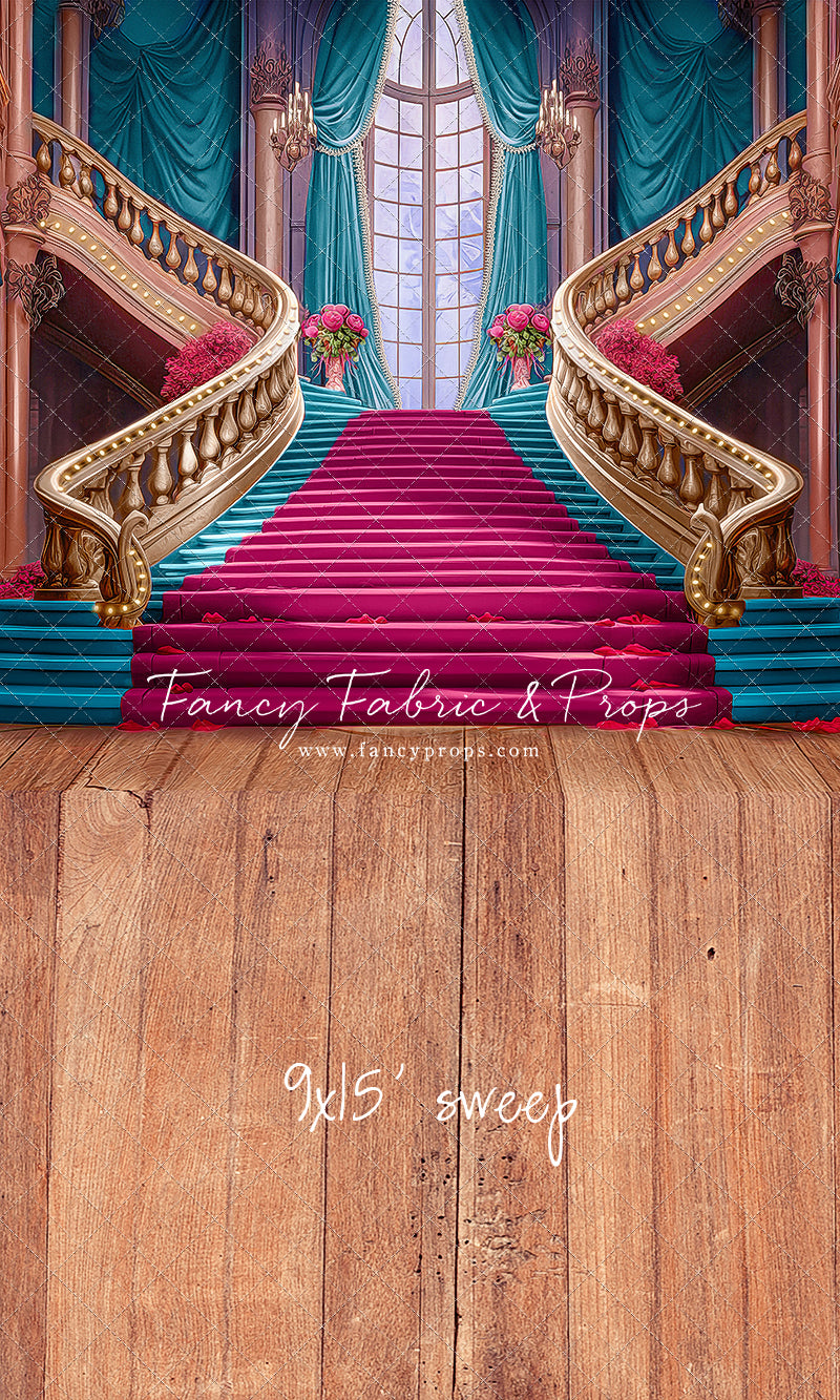 Ballroom Royal Staircase - Cyan - With Sweep Option