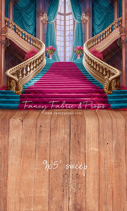 Ballroom Royal Staircase - Cyan - With Sweep Option