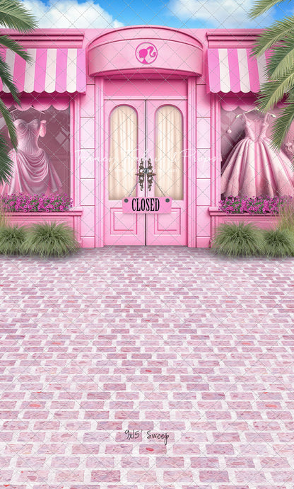 Barbie Boutique - With Pink Brick - With Sweep Option