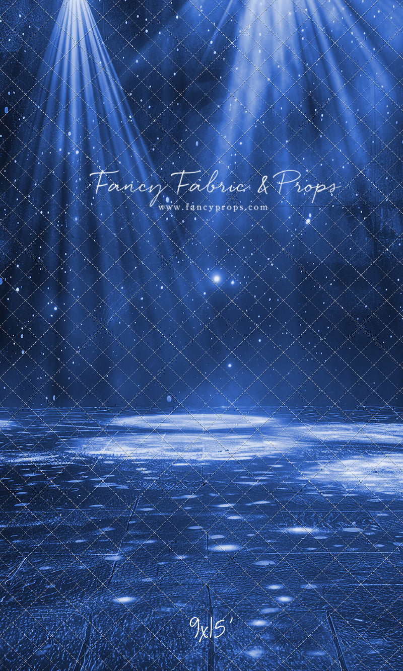 Blue Stage Lights - Sweep Sizes Only