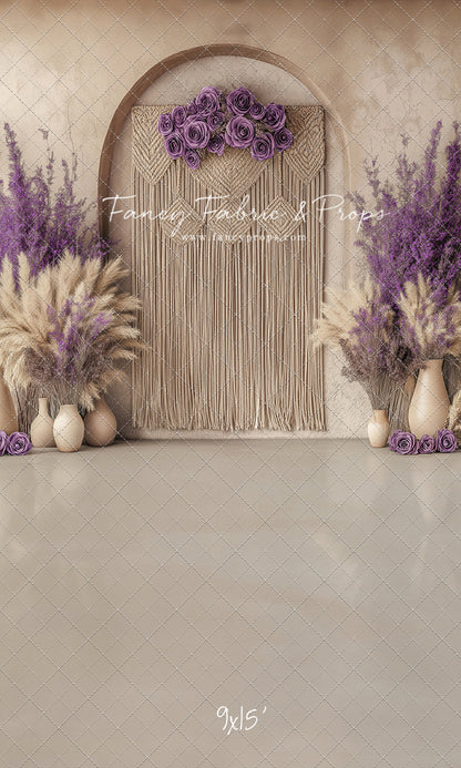Bohemian Lavender Rose - With Sweep Option