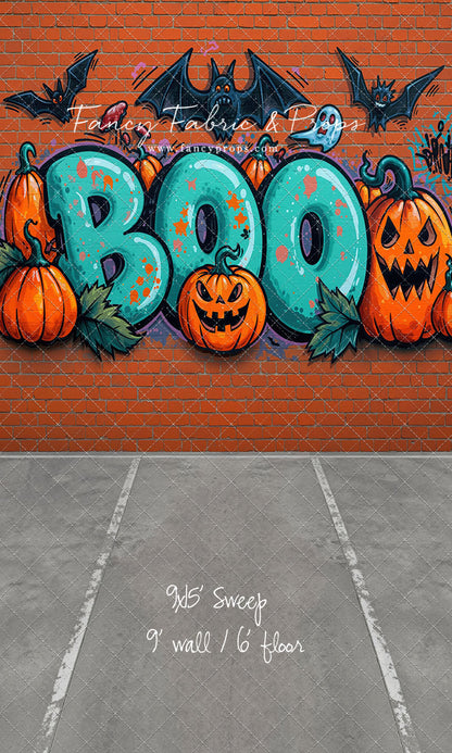 Boo Crew Graffiti Wall - With Sweep Option