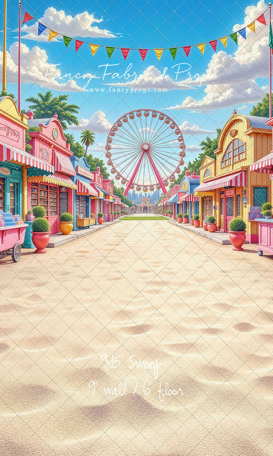 RTS Carnival Daydream - 9x15' Sweep - Value Luxe Fabric - Like New - 50% Off