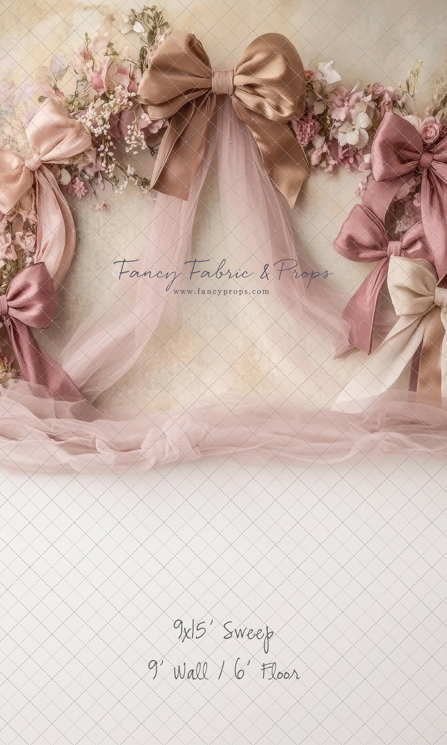 Champagne Rose Whimsy - With Sweep Option