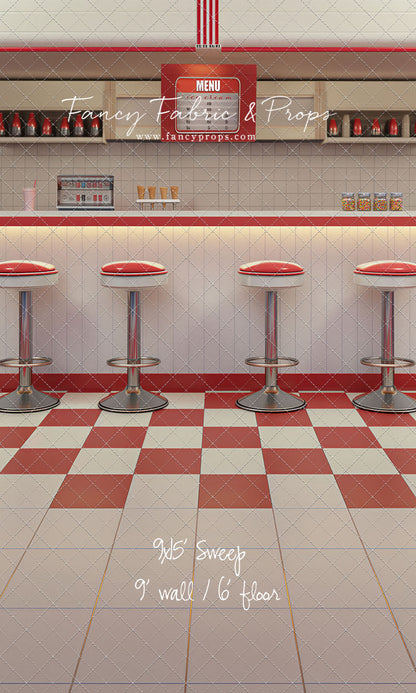 Cherry Cream Diner - With Sweep Option