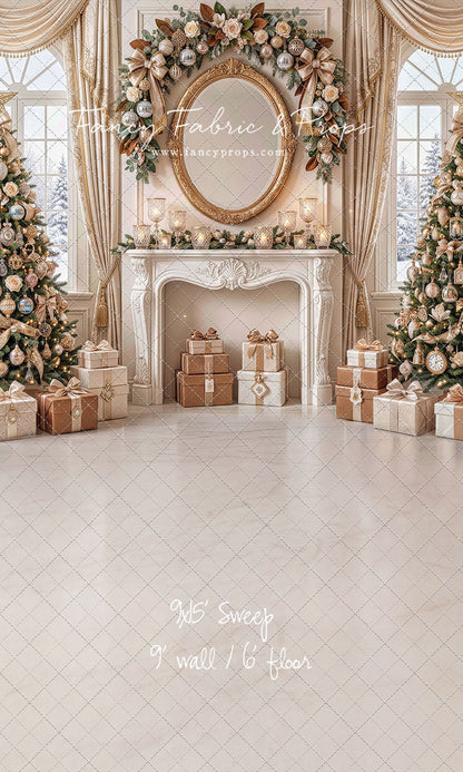 Christmas Beige Beauty - with Sweep Option