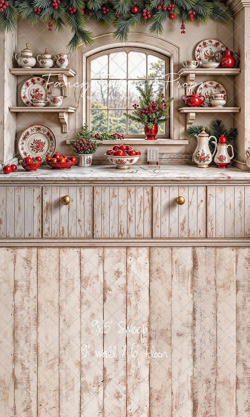 Christmas China Cabinet - With Sweep Option