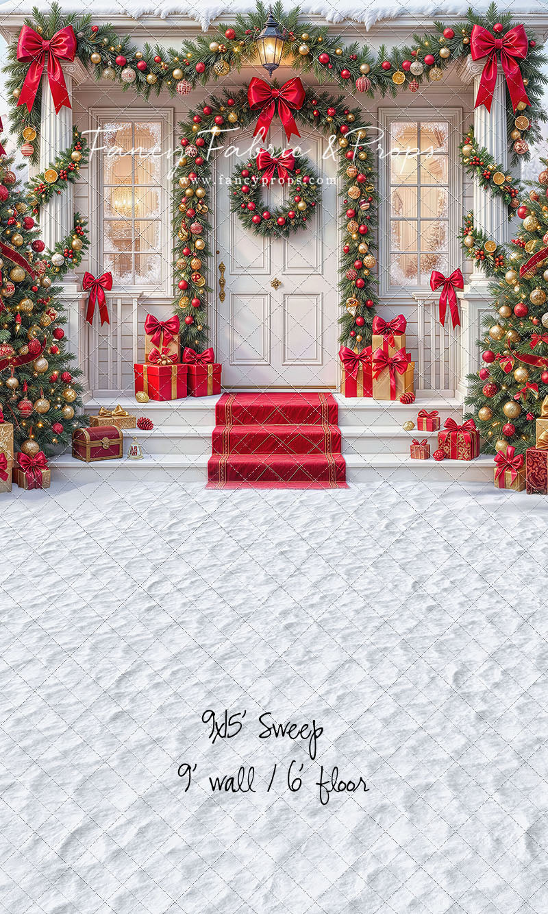 Christmas Front Porch Classic - With Sweep Option