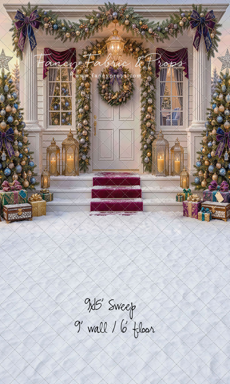 Christmas Plum Home - With Sweep Option