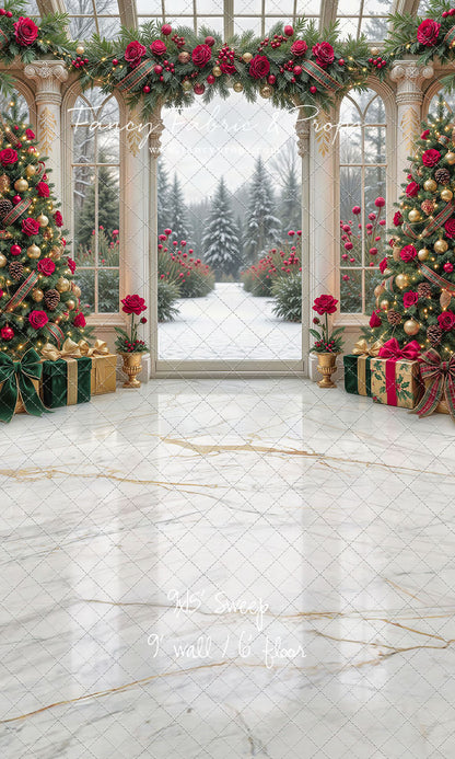 Christmas Rose Gala - with Sweep Option