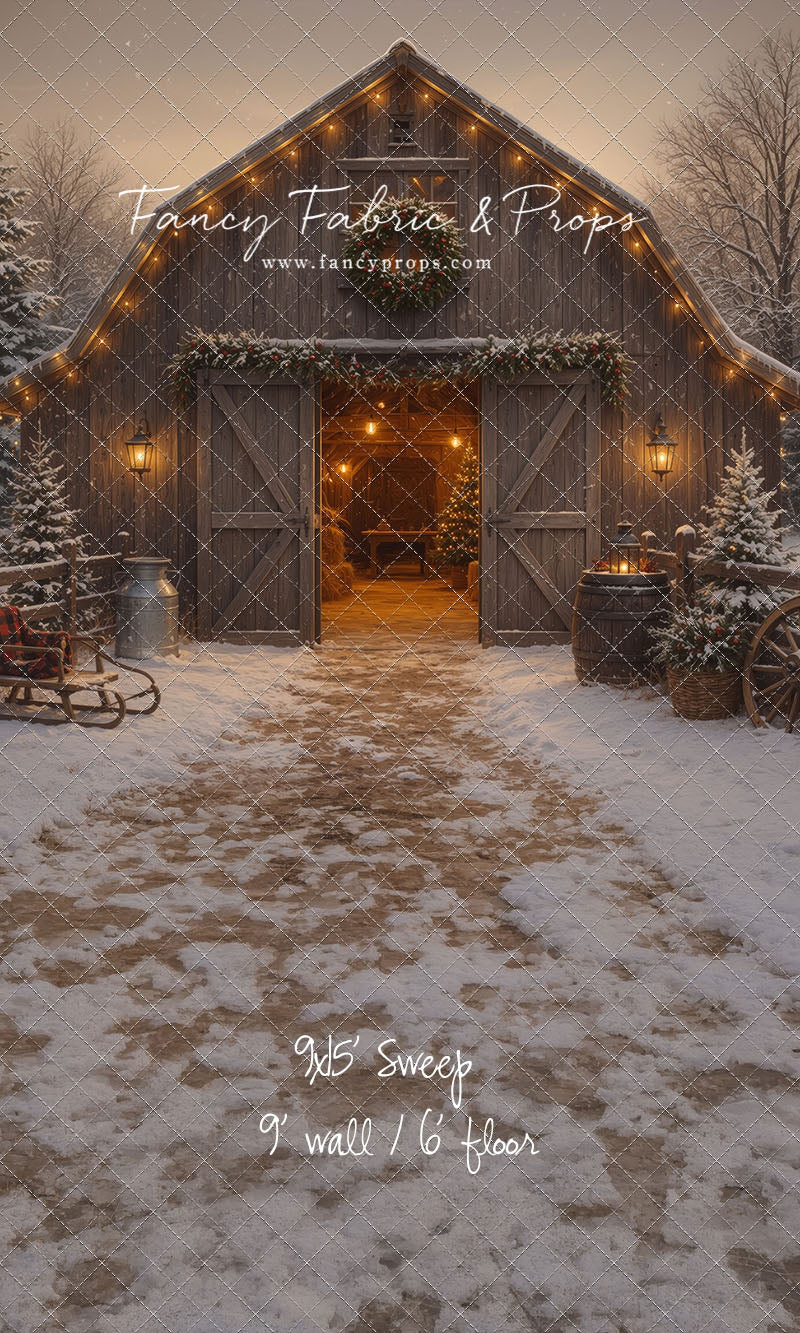 Christmas In The Timber Barn - with Sweep Option