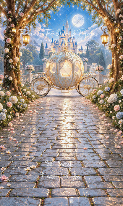 Cinderella's Carriage Castle - With Sweep Option