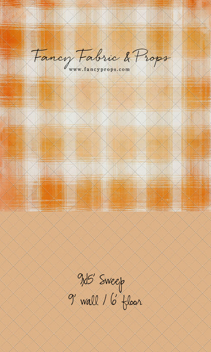 Citrus Tartan- With Sweep Option