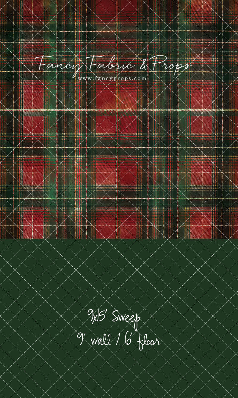 Classic Christmas Plaid - With Sweep Option