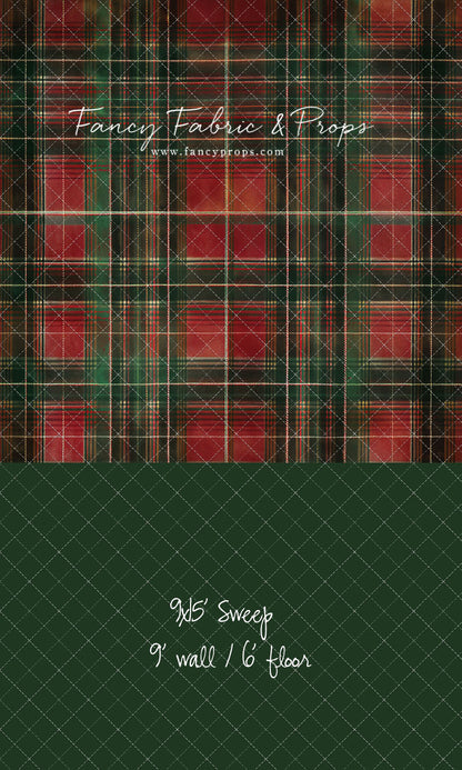 Classic Christmas Plaid - With Sweep Option
