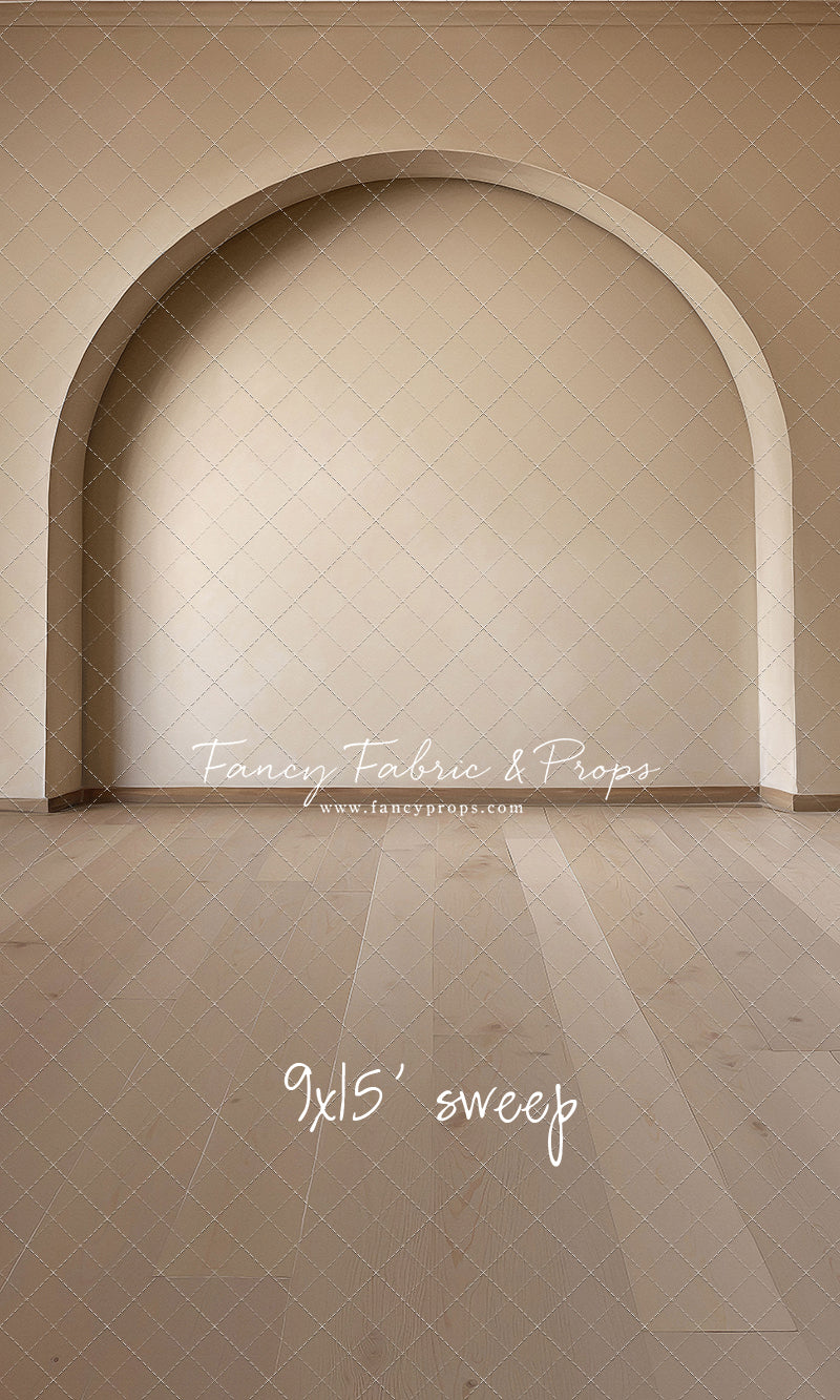 Classic Cream Alcove - Wood Floor - With Sweep Option