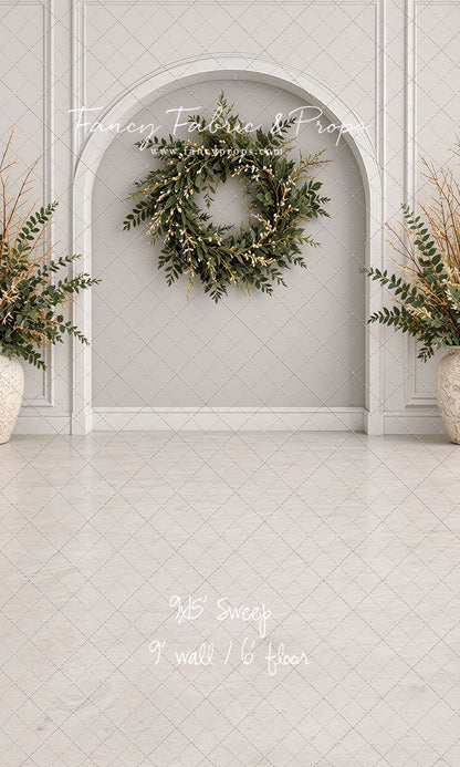 Clean Evergreen Arch - With Sweep Option