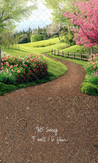 Country Road In Bloom - With Sweep Option