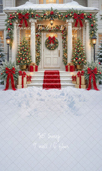 Cozy Christmas Entry - With Sweep Option