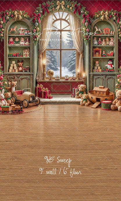 Darling Damask Christmas - with Sweep Option