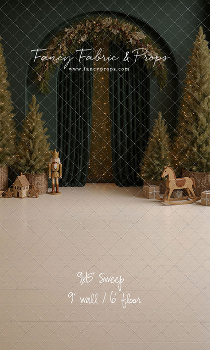 Emerald Christmas Arch - With Sweep Option