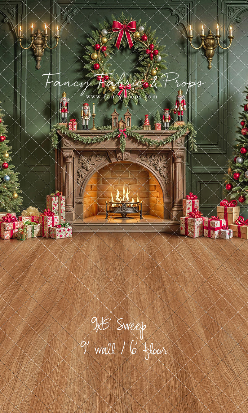 Emerald Christmas Room - with Sweep Option