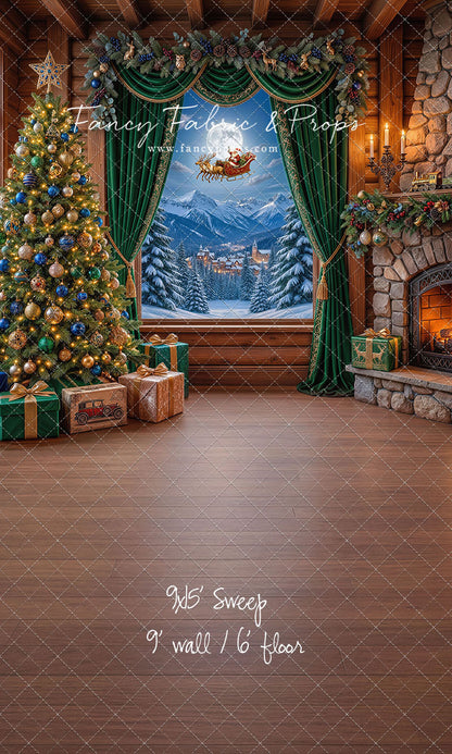 Emerald Mountain Sleigh View - with Sweep Option
