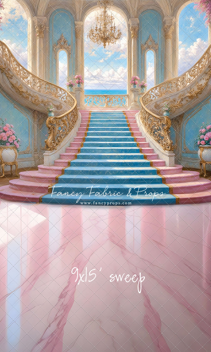 Enchanting Pastel Staircase - With Sweep Option