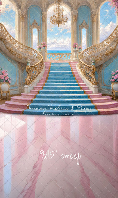 Enchanting Pastel Staircase - With Sweep Option