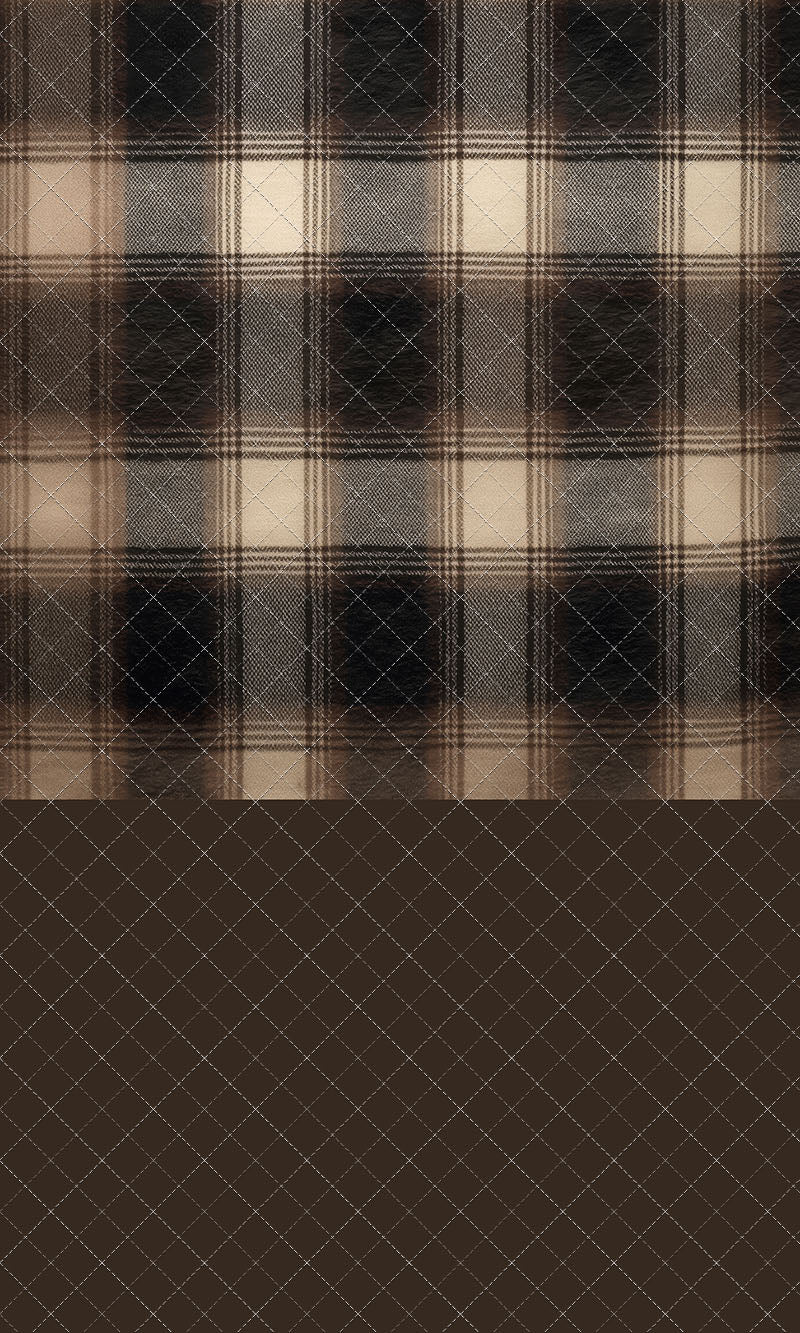 Espresso Flannel - With Sweep Option