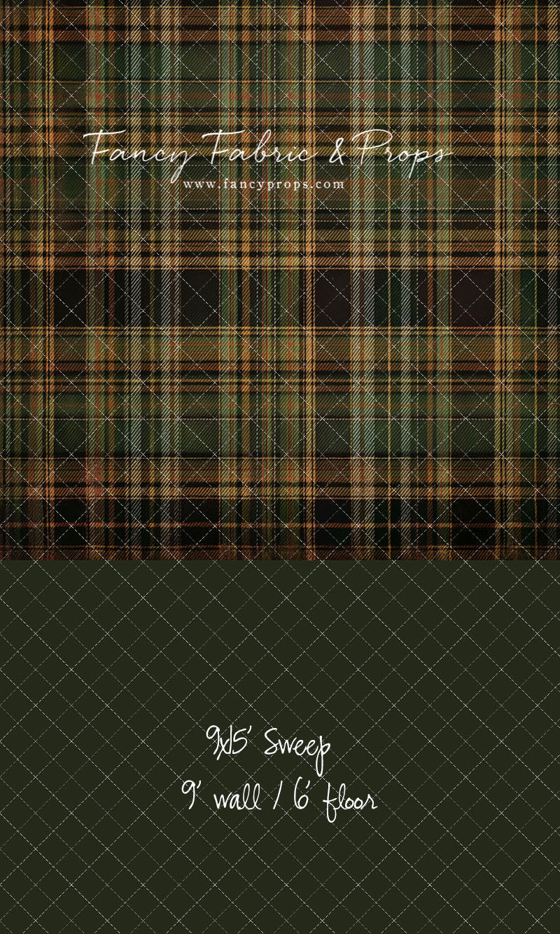 Evergreen Flannel - With Sweep Option