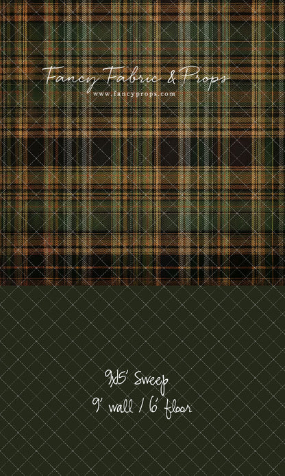 Evergreen Flannel - With Sweep Option