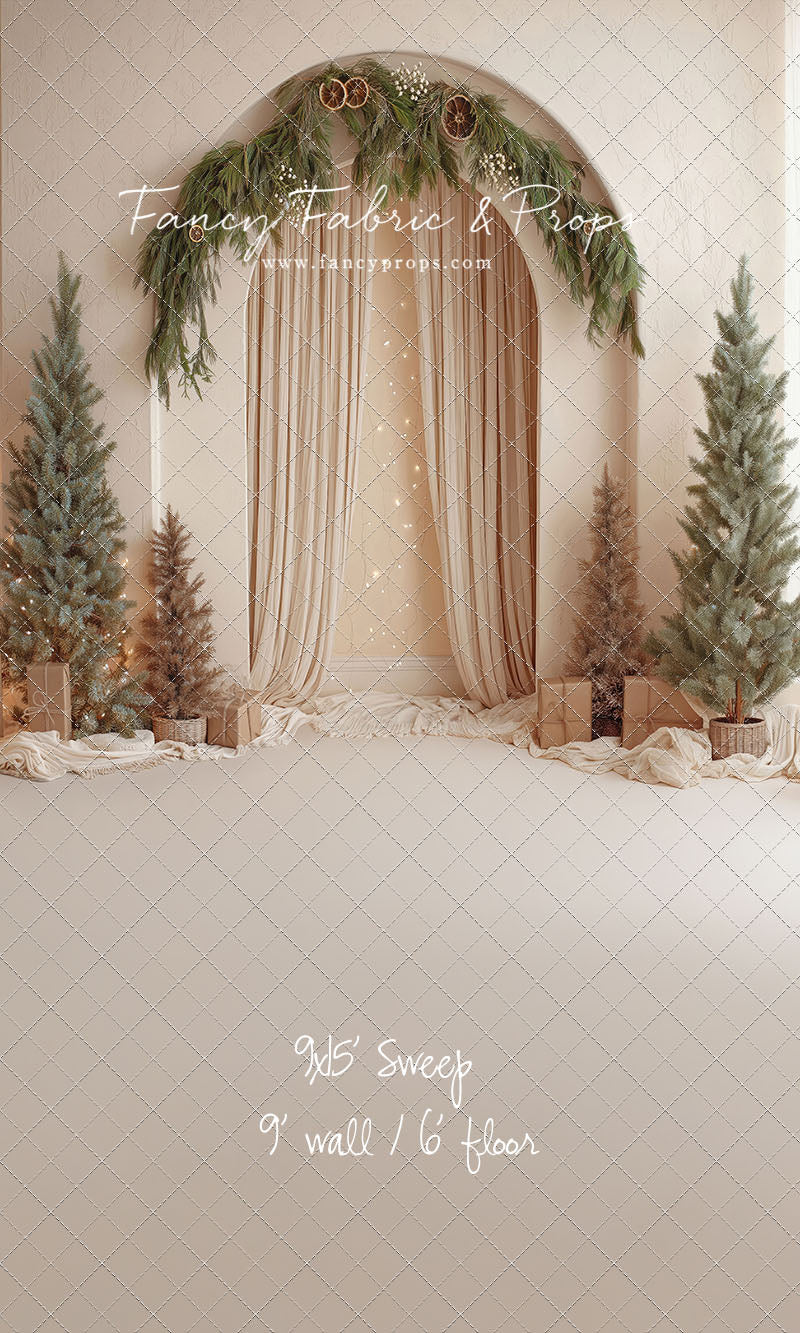 Evergreen & Ivory - With Sweep Option