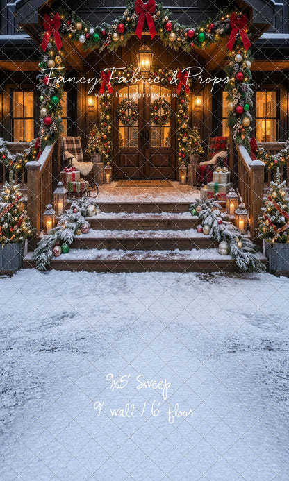 Festive Front Porch - With Sweep Option