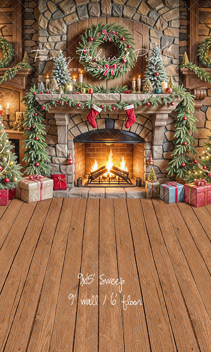 Fireside Christmas Magic - with Sweep Option
