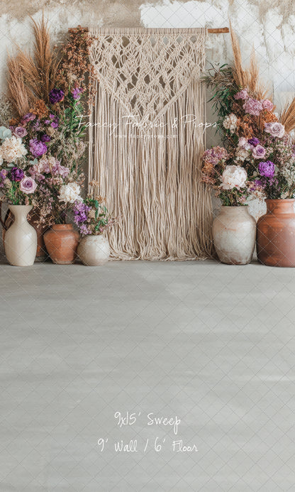 Floral Fringe Haven - With Sweep Option