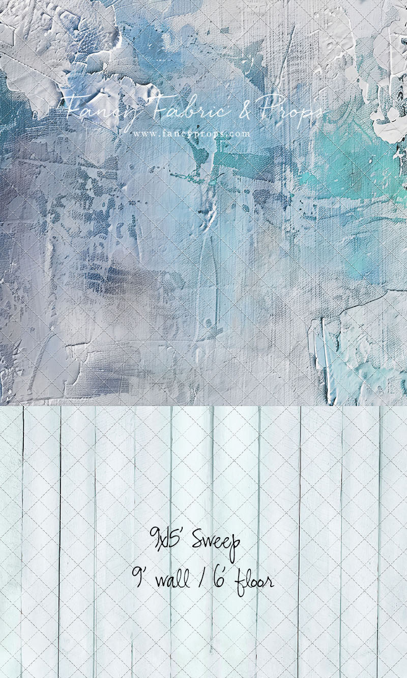 Frozen Veil - With Blue Floor Sweep Option