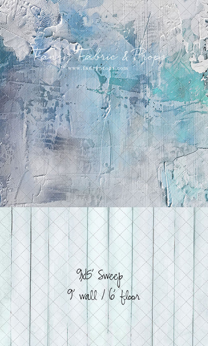 Frozen Veil - With Blue Floor Sweep Option