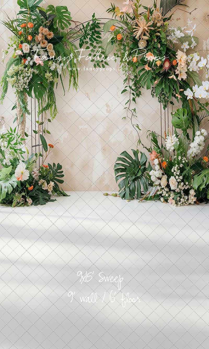 Garden Arch In Bloom - With Sweep Option