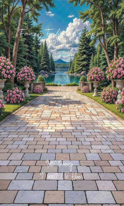 Garden By The Blue Lake - With Sweep Option