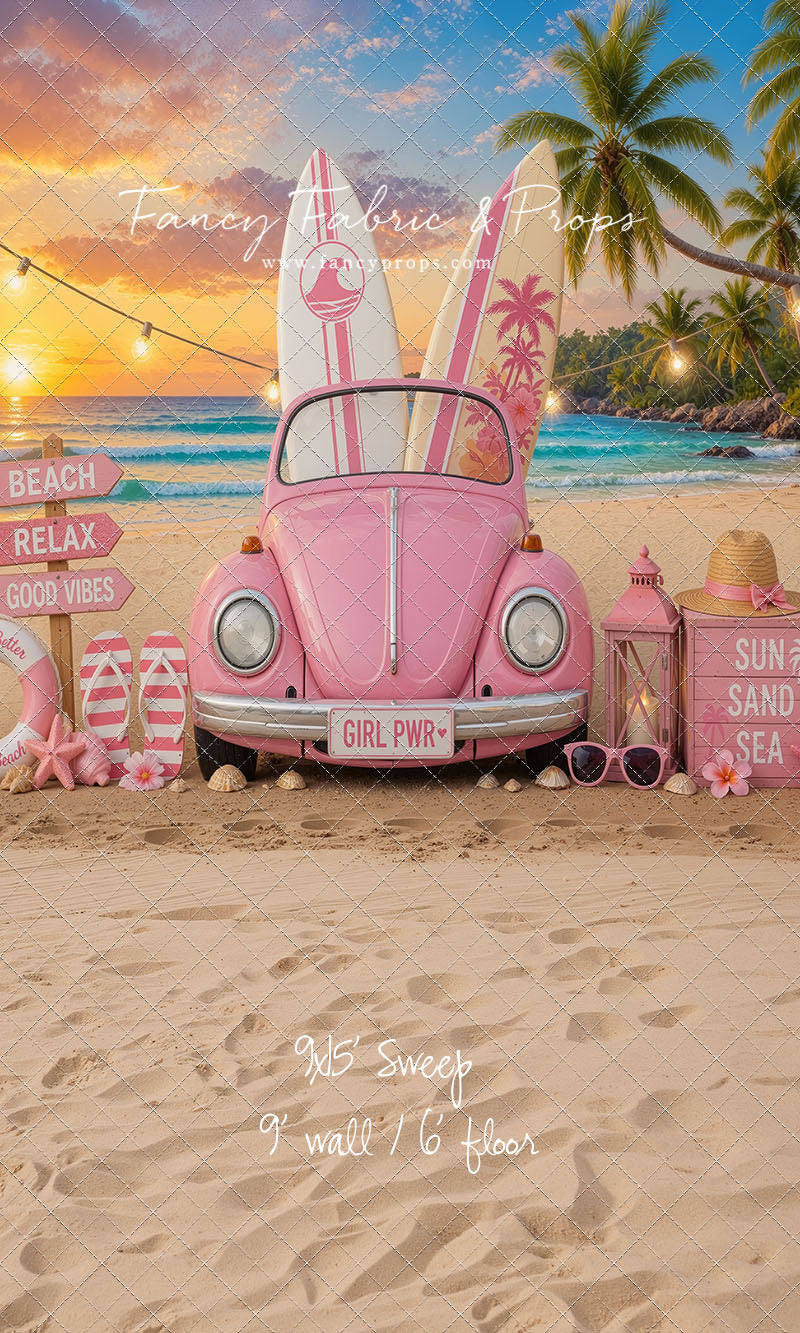 Girl Power Beach Bug - With Sweep Option